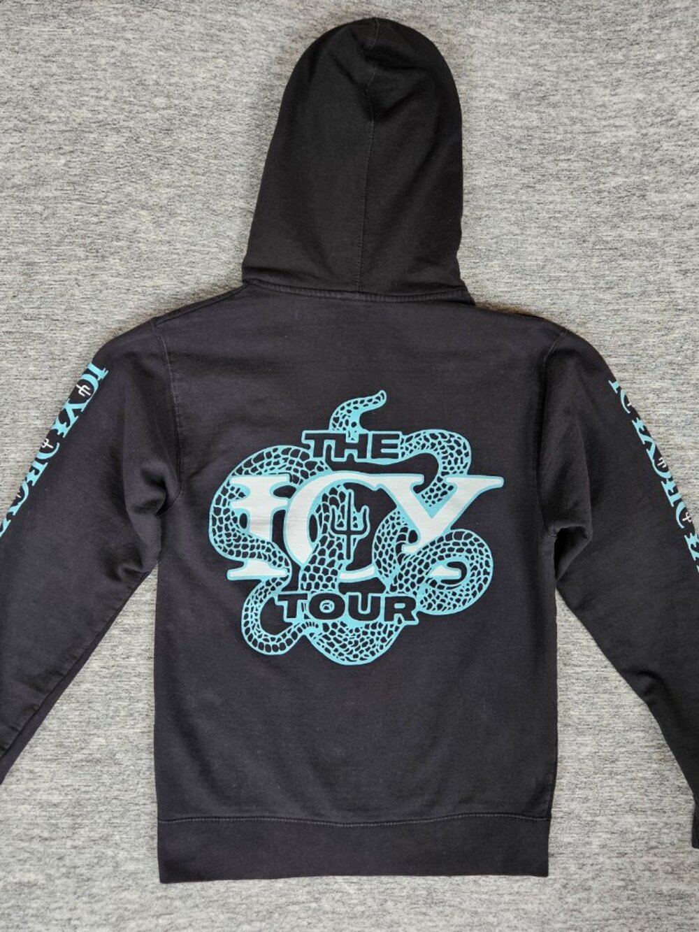 Twenty One Pilots The Icy Tour Hoodie Sz Small All Sides Print Band Concert Zip